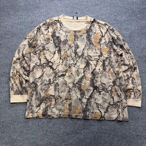 Distressed Camo Long Sleeve Shirt